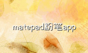 matepad粉笔app