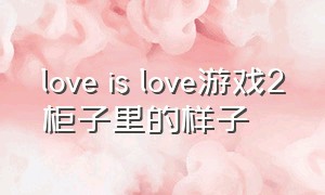 love is love游戏2柜子里的样子