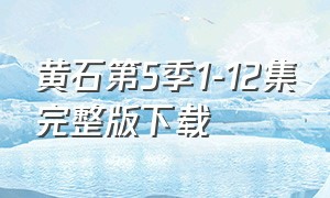黄石第5季1-12集完整版下载