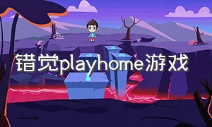 错觉playhome游戏（错觉小游戏）