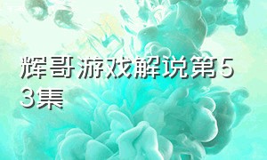 辉哥游戏解说第53集