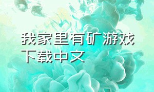 我家里有矿游戏下载中文