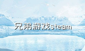 兄弟游戏steam（steam适合兄弟的游戏免费）
