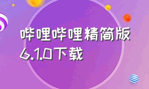 哔哩哔哩精简版6.1.0下载