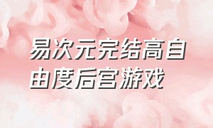 易次元完结高自由度后宫游戏