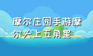 摩尔庄园手游摩尔头上五角星