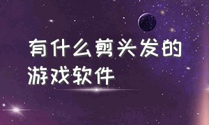 有什么剪头发的游戏软件