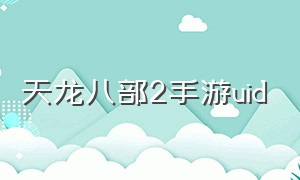 天龙八部2手游uid