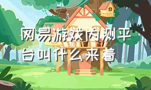 网易游戏内测平台叫什么来着（网易的内测游戏在哪参加）