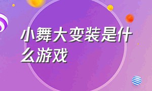 小舞大变装是什么游戏