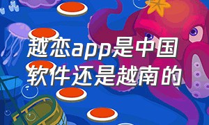 越恋app是中国软件还是越南的