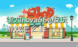 华为nova65g版玩游戏怎么样