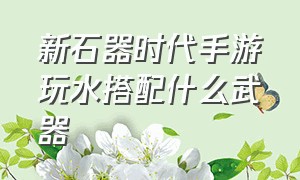 新石器时代手游玩水搭配什么武器（石器时代手游合成装备大全）