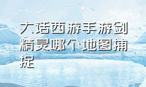 大话西游手游剑精灵哪个地图捕捉（大话西游手游带剑精灵好用吗）