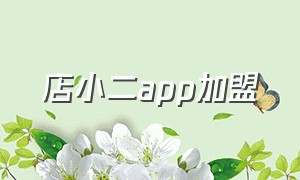 店小二app加盟