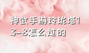 神武手游玲珑塔13-8怎么过的（神武手游玲珑塔通关8-10详细攻略）