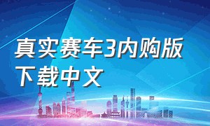 真实赛车3内购版下载中文