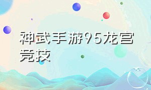 神武手游95龙宫竞技（神武手游59龙宫属性）