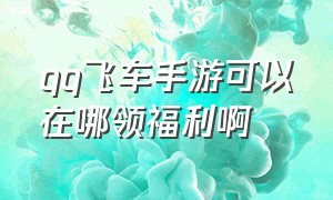 qq飞车手游可以在哪领福利啊（qq飞车手游兑换码入口在哪儿）