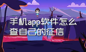 手机app软件怎么查自己的征信（手机APP可以查询个人详细版征信吗）