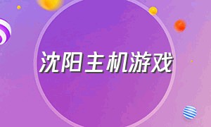 沈阳主机游戏（沈阳主机游戏体验馆）