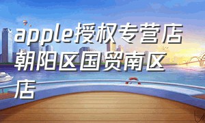 apple授权专营店朝阳区国贸南区店