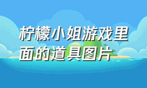 柠檬小姐游戏里面的道具图片