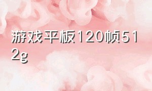 游戏平板120帧512g（游戏平板120帧1000元以内2024）