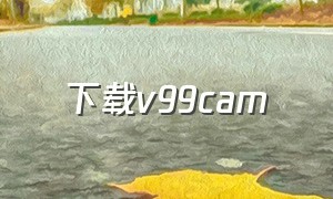 下载v99cam（下载v99cam安卓版官方下载）