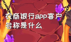 农商银行app客户名称是什么（农商银行app加挂账号是什么）