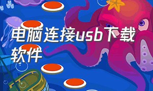 电脑连接usb下载软件