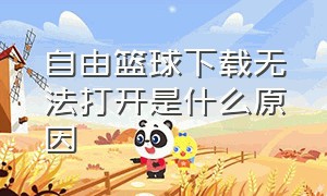 自由篮球下载无法打开是什么原因（自由篮球下载无法打开是什么原因造成的）