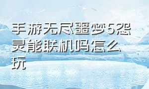 手游无尽噩梦5怨灵能联机吗怎么玩