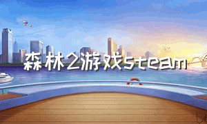 森林2游戏steam（森林2游戏全部作弊码）