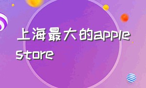 上海最大的applestore