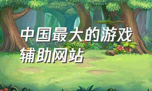 中国最大的游戏辅助网站