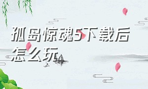 孤岛惊魂5下载后怎么玩