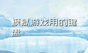 模拟游戏用的键盘