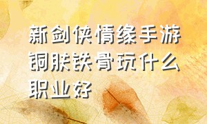 新剑侠情缘手游铜肤铁骨玩什么职业好