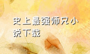 史上最强师兄小说下载