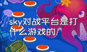 sky对战平台是打什么游戏的（sky对战平台是打什么游戏的软件）