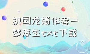 护国龙婿作者一梦浮生txt下载