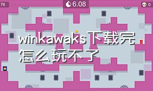winkawaks下载完怎么玩不了