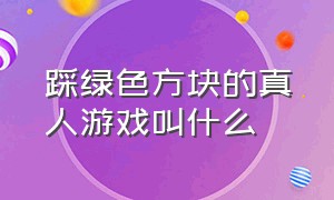 踩绿色方块的真人游戏叫什么