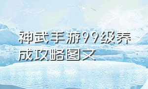 神武手游99级养成攻略图文