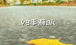 vg手游ak