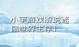 小宇游戏解说迷你世界生存1（小宇游戏解说迷你世界荒岛求生）