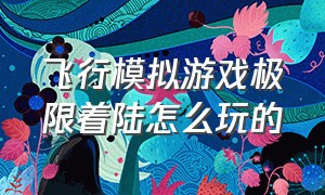 飞行模拟游戏极限着陆怎么玩的