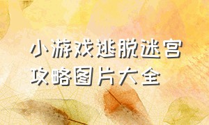 小游戏逃脱迷宫攻略图片大全（小游戏逃脱迷宫攻略图片大全高清）