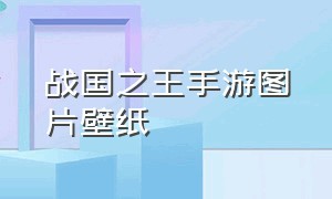 战国之王手游图片壁纸